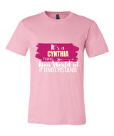 It's a Cynthia Thing, You Wouldn't Understand