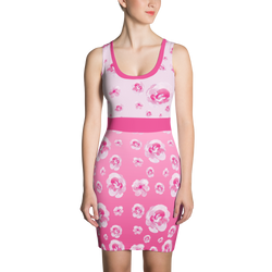 Pinky Floral Dress 