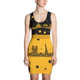 Paris Black Dress - Teefuse