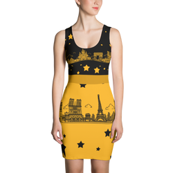 Paris Black Dress - Teefuse