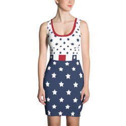 Make America Great with Fabulous Dresses (White with Blue Stars) - Teefuse