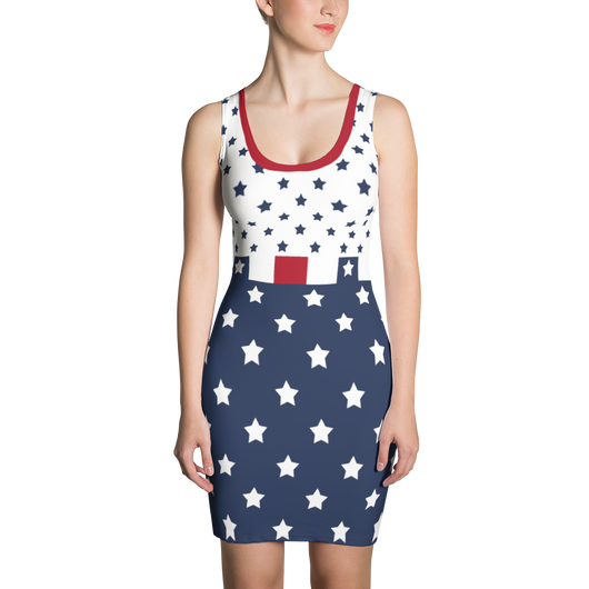 Make America Great with Fabulous Dresses (White with Blue Stars) - Teefuse