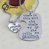 "There is this girl, She stole my heart, She calls me DADDY" Heart Pendant Necklace