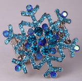 Snowflake Ring w/ crystal